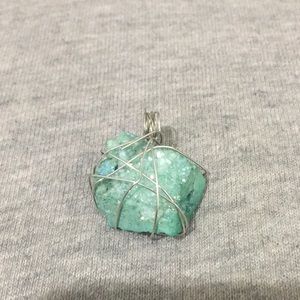 Handcrafted rock pendant